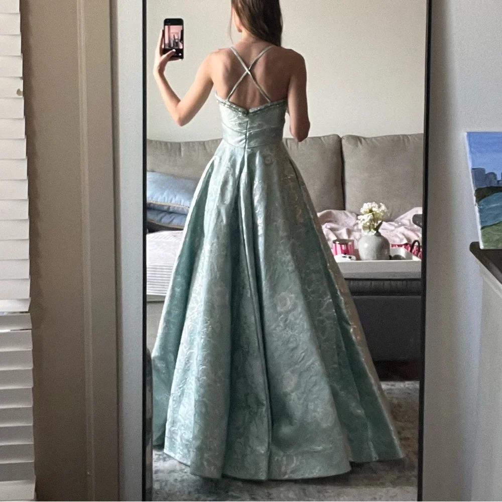 Blue Prom Dress - Picture 5 of 6